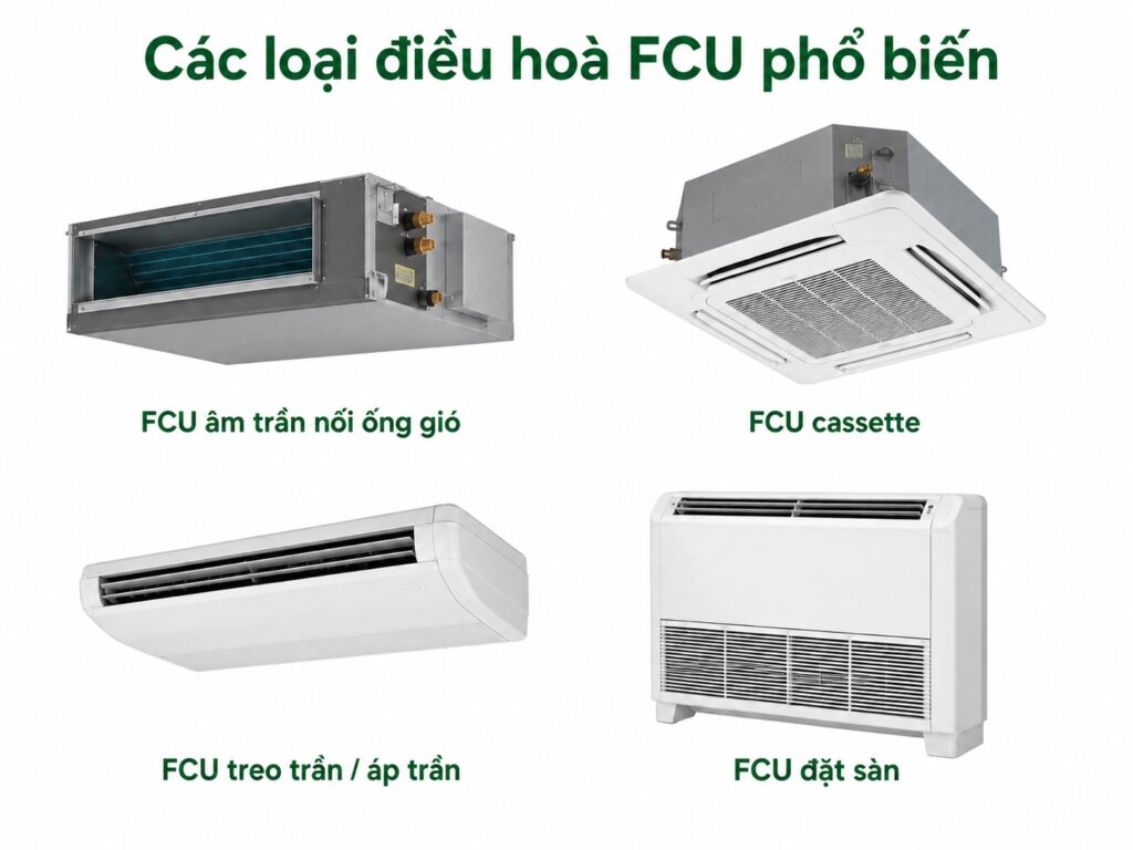 cac loai dieu hoa fcu