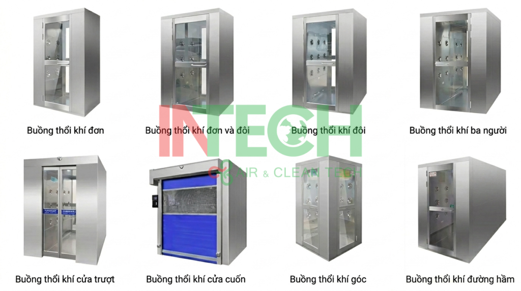 Các loại Air shower room phổ biến 