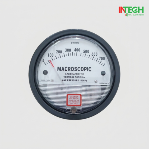 Đồng hồ chênh áp 0-750 Pa
