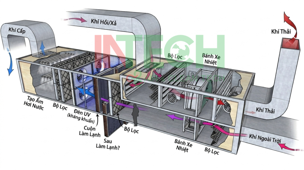 Cơ chế hoạt động của Air Handling Unit 