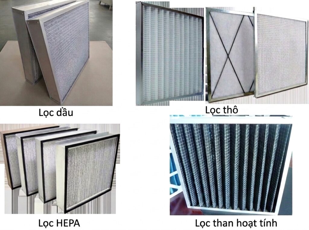 Các loại tấm lọc bụi