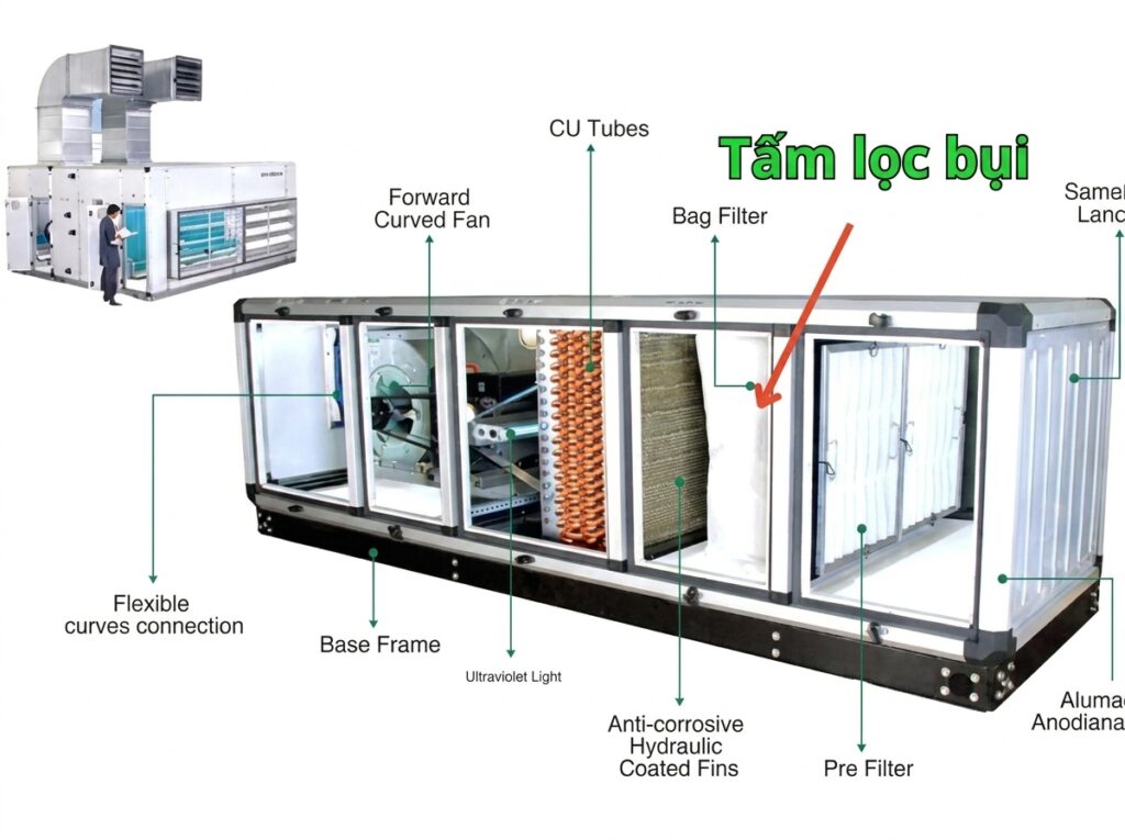 Ứng dụng của tấm lọc bụi