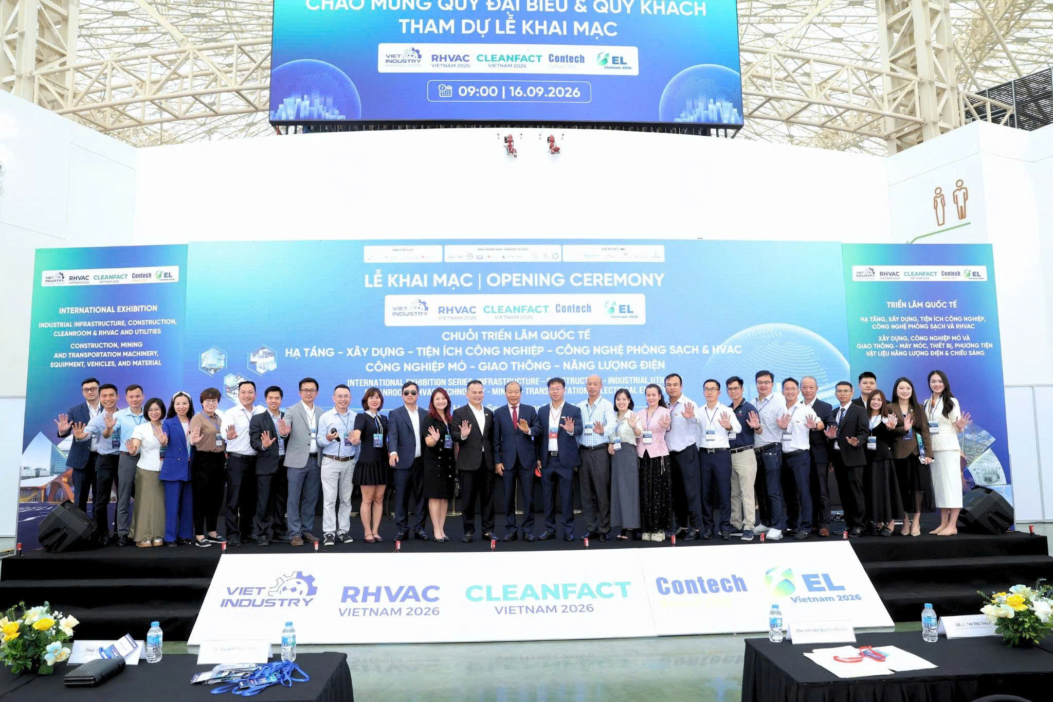 Khai mạc triển lãm Viet Industry - Cleanfact & RHVAC Vietnam 2026